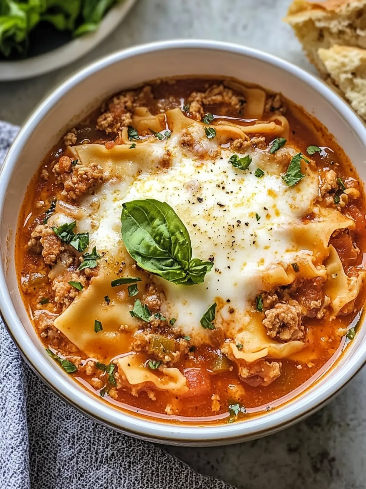 This Lasagna Soup Will Satisfy Your Craving in Half the Time 3 This Lasagna Soup Will Satisfy Your Lasagna Craving in Half the Time