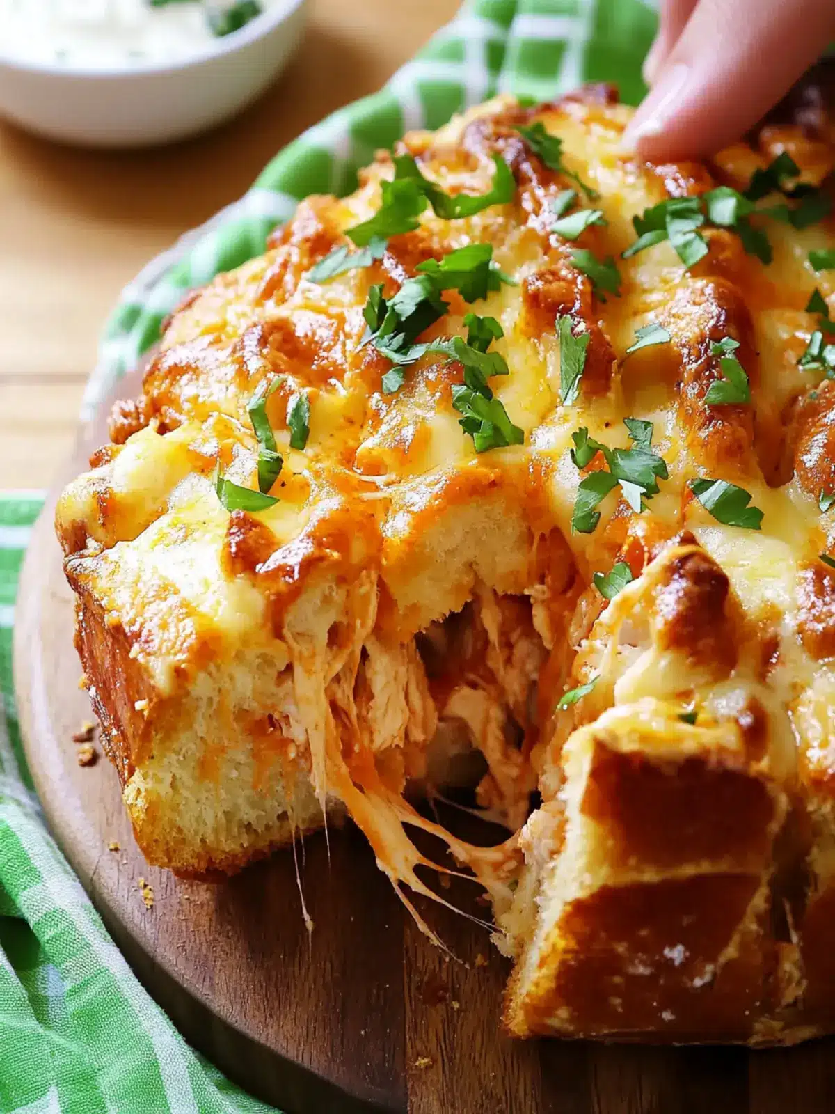 Buffalo Chicken Pull-Apart Bread: Your New Game Day Favorite 2 Buffalo Chicken Pull-Apart Bread