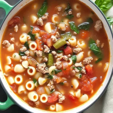 Pasta Fagioli Soup