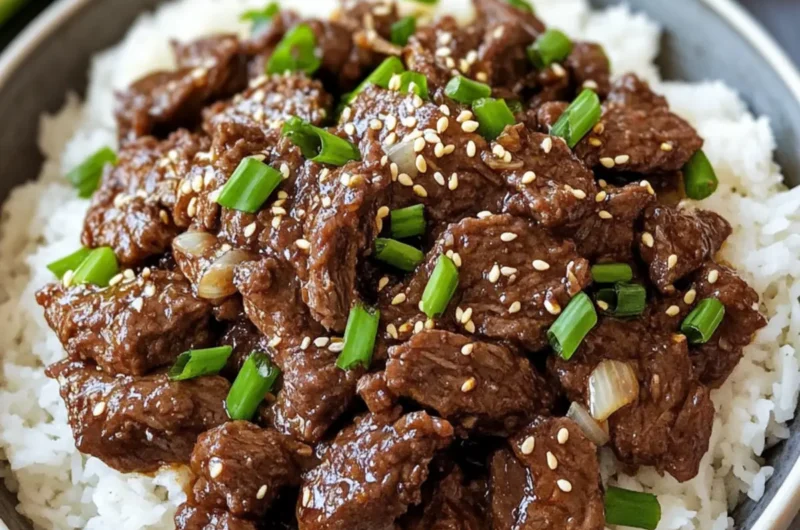 Slow Cooker Korean Sesame Garlic Beef