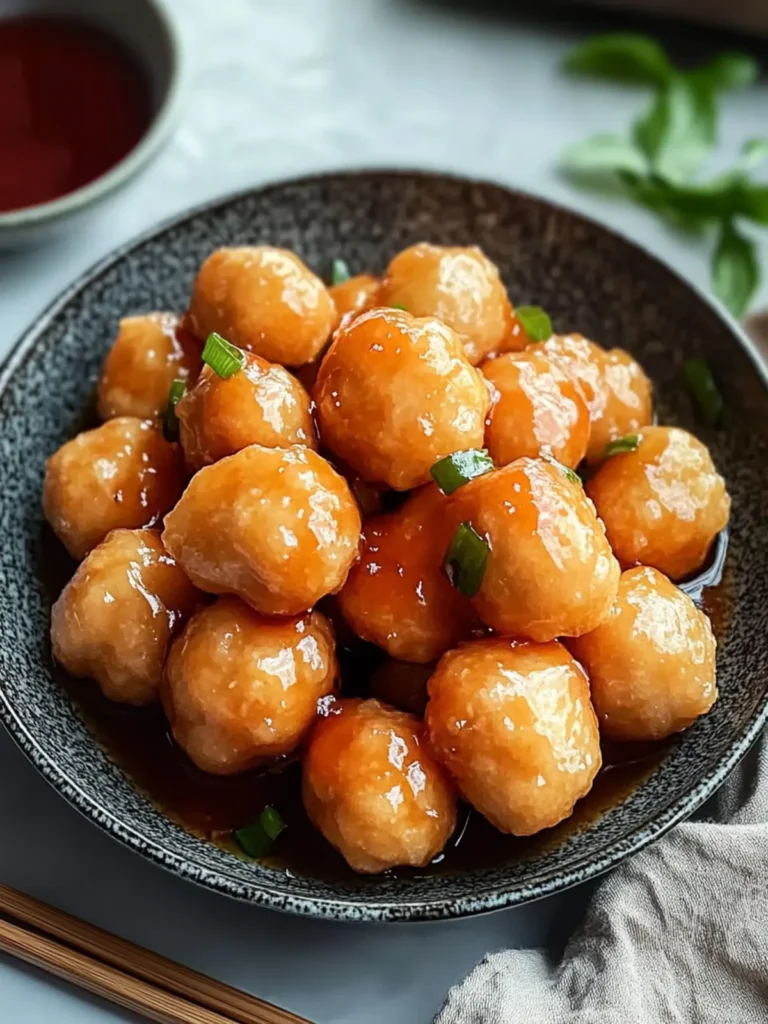 Crispy Chinese Chicken Balls With Sweet And Sour Sauce Bliss 4 Crispy Chinese Chicken Balls With Sweet And Sour Sauce Bliss