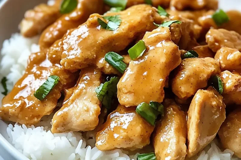 Chinese Peanut Butter Chicken