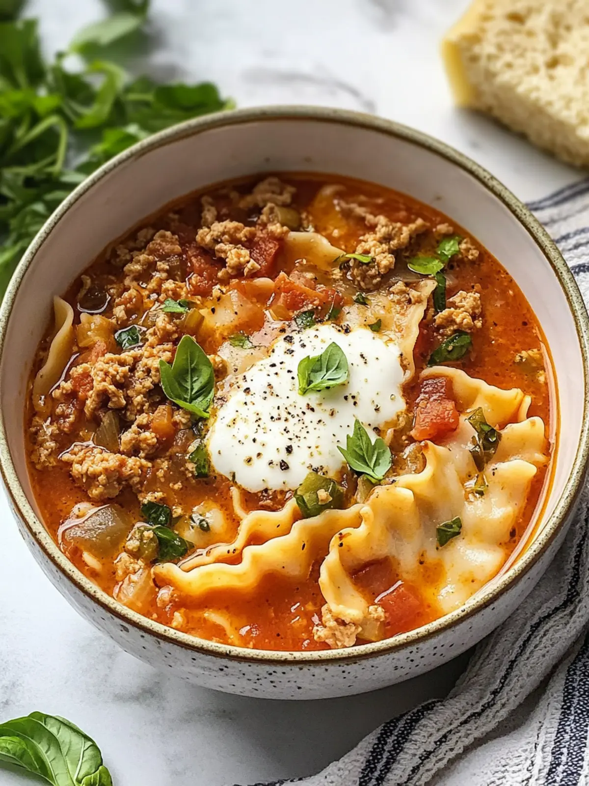 This Lasagna Soup Will Satisfy Your Craving in Half the Time 2 This Lasagna Soup Will Satisfy Your Lasagna Craving in Half the Time