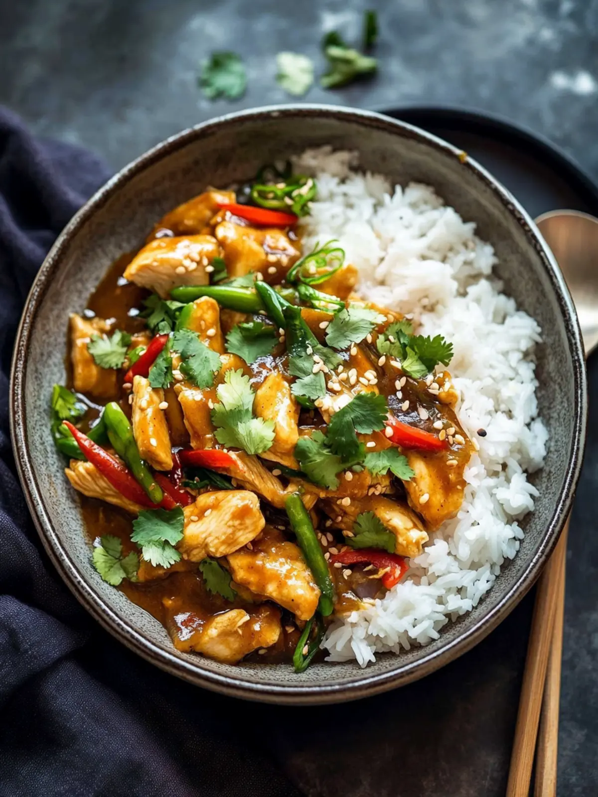 Chinese Satay Chicken Stir-Fry
