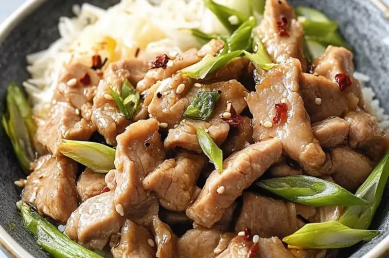 Quick Ginger Pork