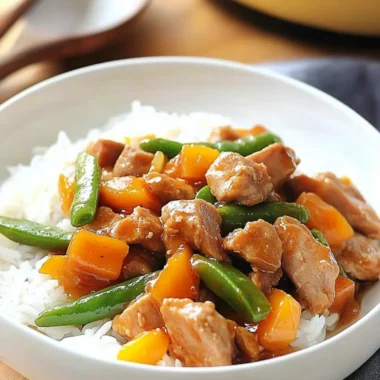 Mandarin Pork Stir-Fry