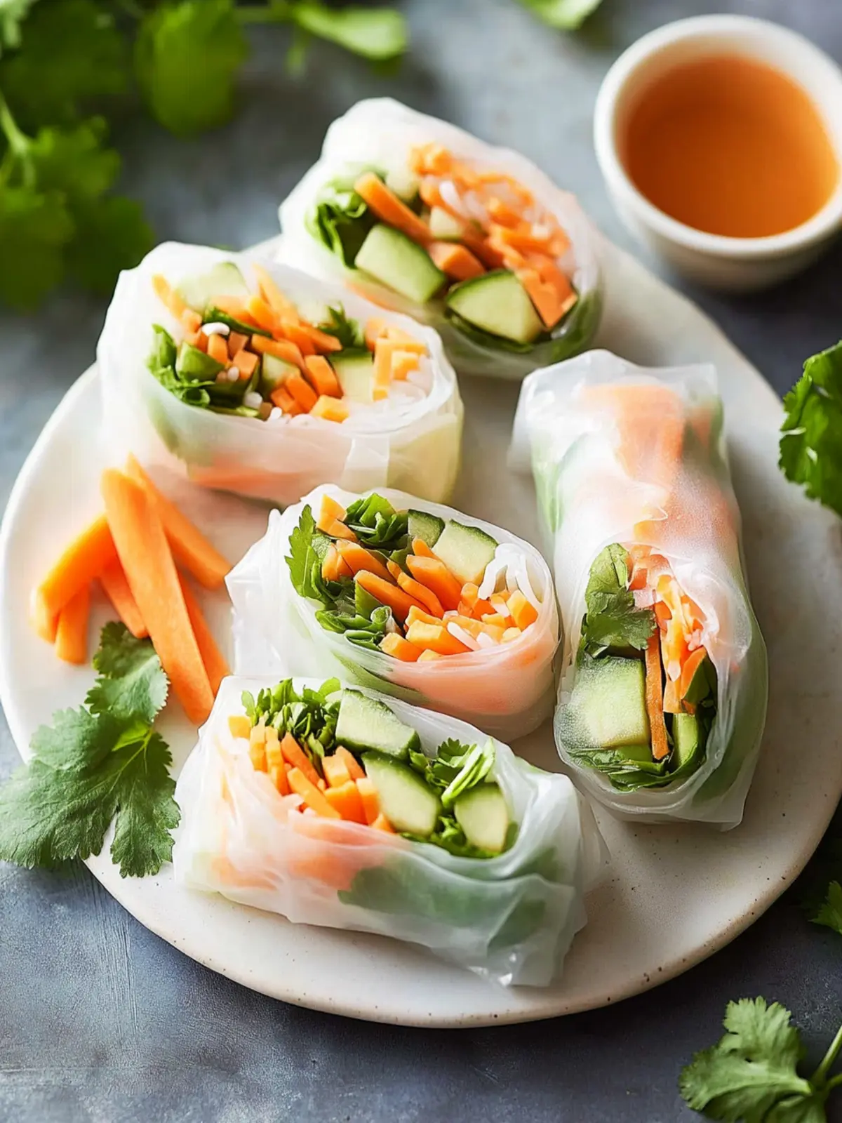 Fresh Spring Rolls That Burst with Flavor and Color 5 Fresh Spring Rolls