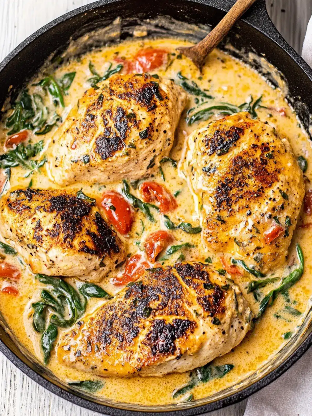 Creamy Tuscan Chicken: Your New Favorite Quick Dinner Delight 4 Creamy Tuscan Chicken