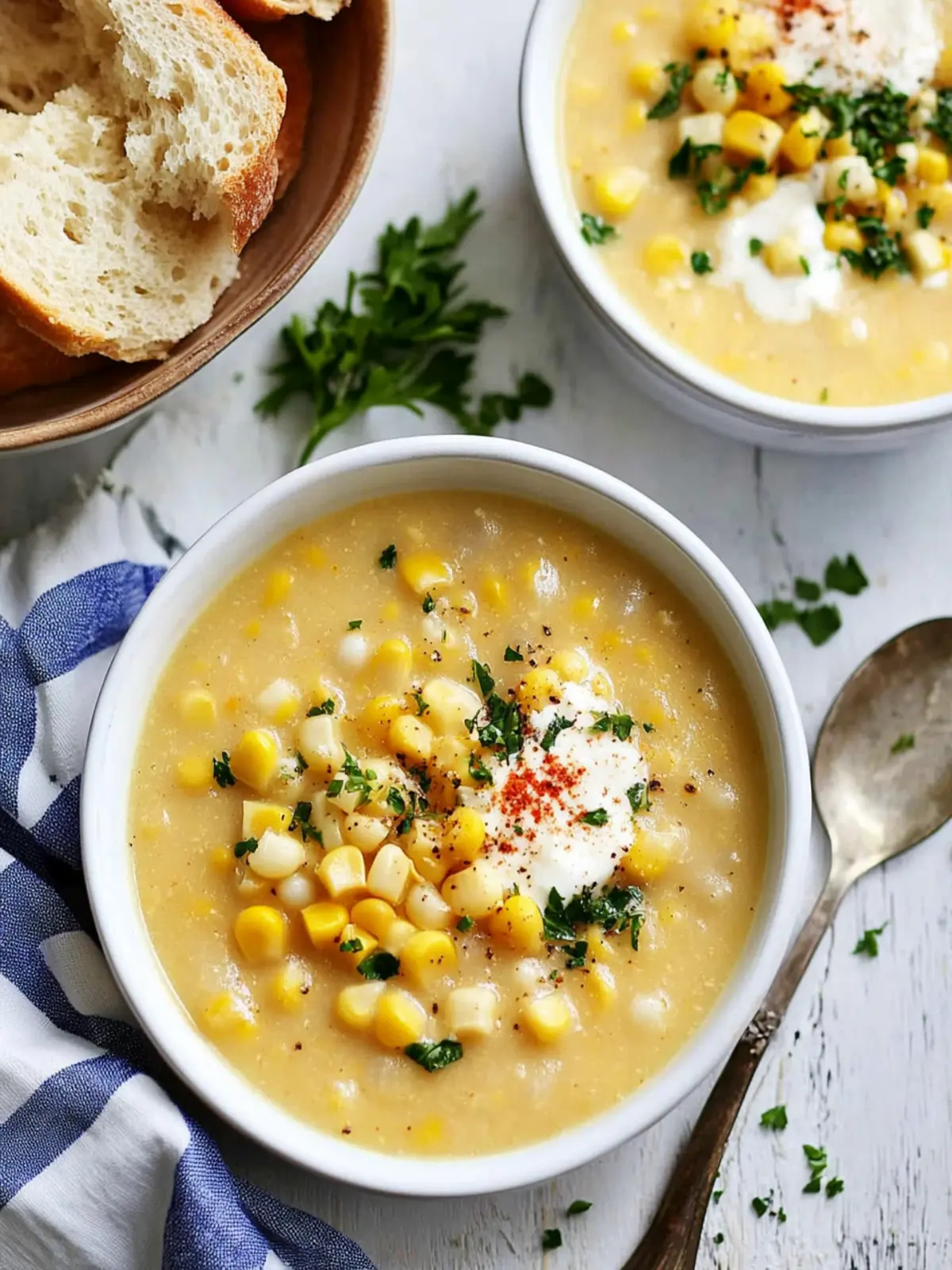 Hearty Corn Chowder Bursting with Summer Freshness 3 Corn Chowder