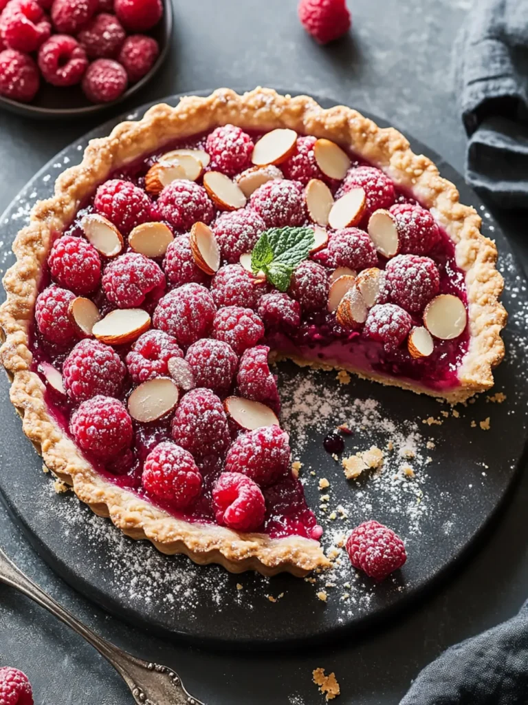 Raspberry Almond Tart: A Decadent Gluten-Free Delight 2 Raspberry Almond Tart