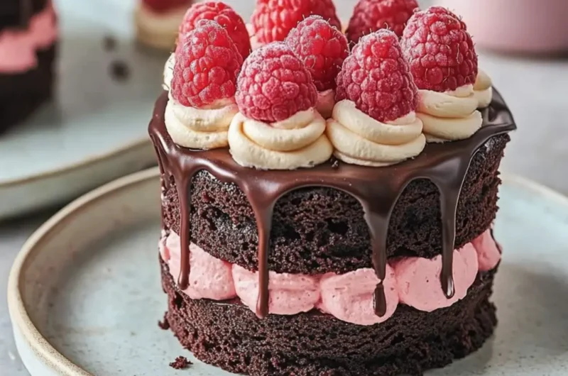 Mini Chocolate Raspberry Cake