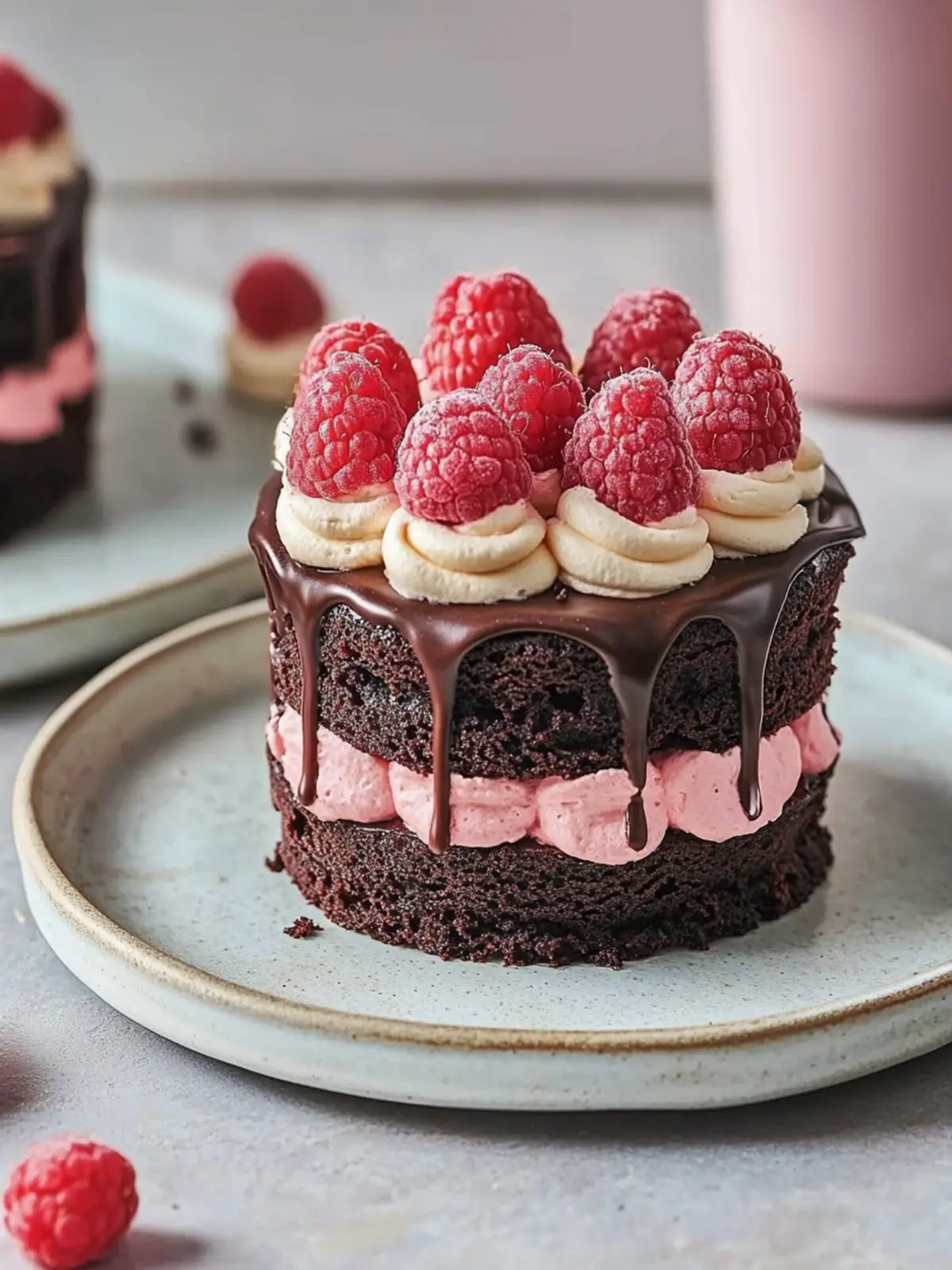 Irresistible Mini Chocolate Raspberry Cake for Sweet Moments 5 Mini Chocolate Raspberry Cake