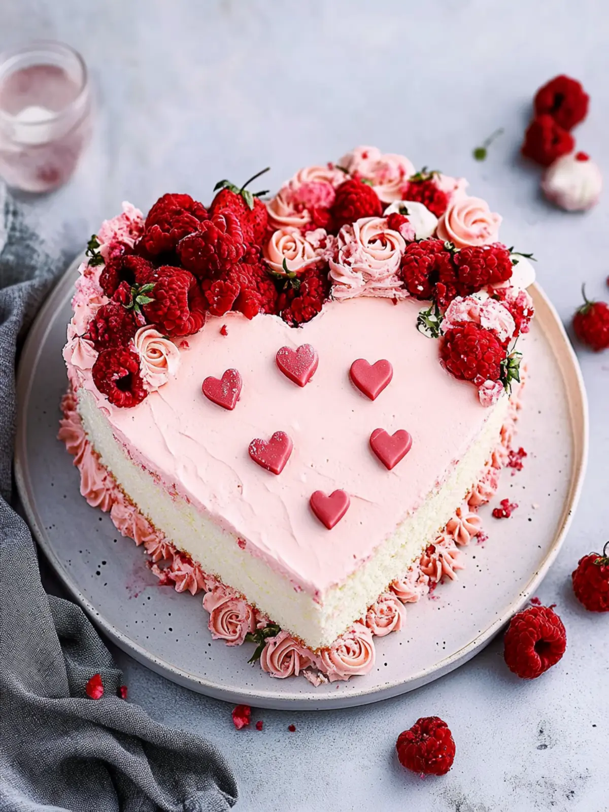Easy Heart Shaped Cake