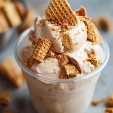 Cinnamon Toast Crunch Protein Ice Cream