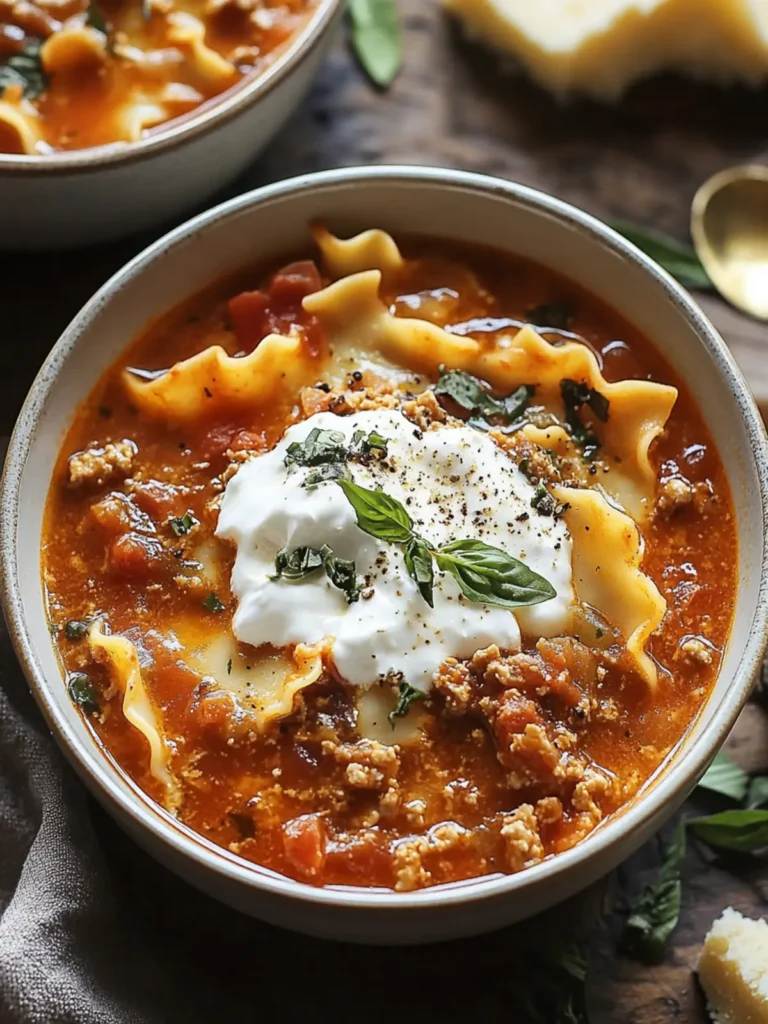 Cozy Up with Comforting Vegetarian Lasagna Soup for Dinner 4 Cozy Up with Comforting Vegetarian Lasagna Soup Tonight