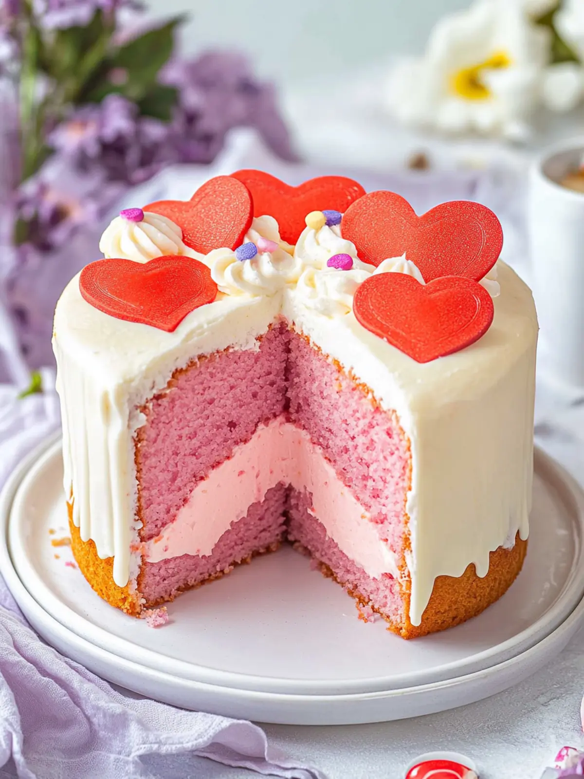 Decadent Heart Surprise Cake to Wow Your Loved Ones 4 Heart Surprise Cake