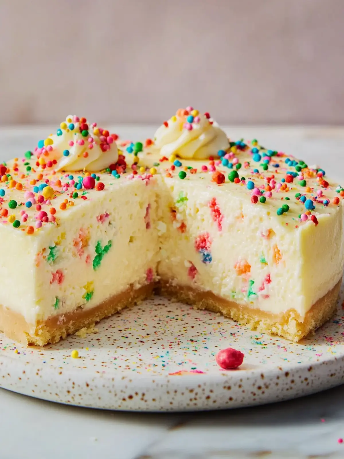 Delicious Funfetti Cheesecake That Will Liven Up Any Celebration 4 Funfetti Cheesecake