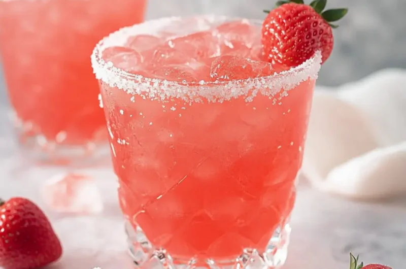 Strawberry Sour Candy Cocktail