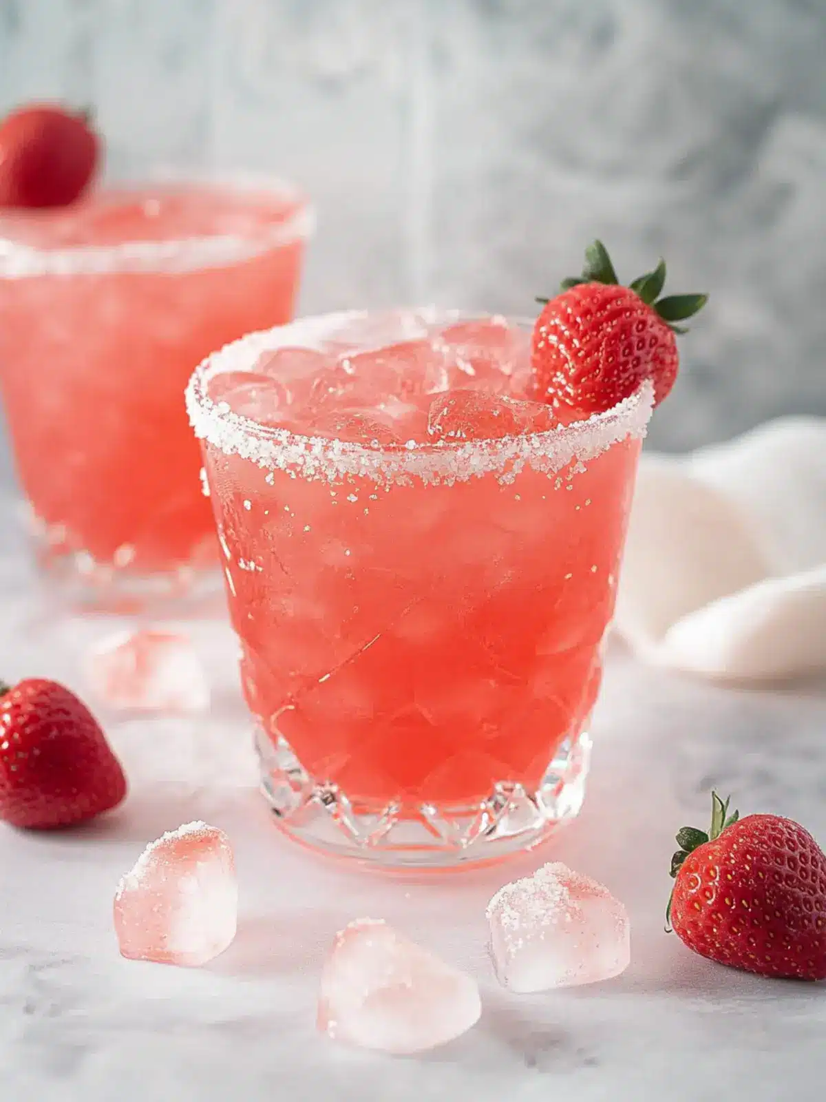 Strawberry Sour Candy Cocktail