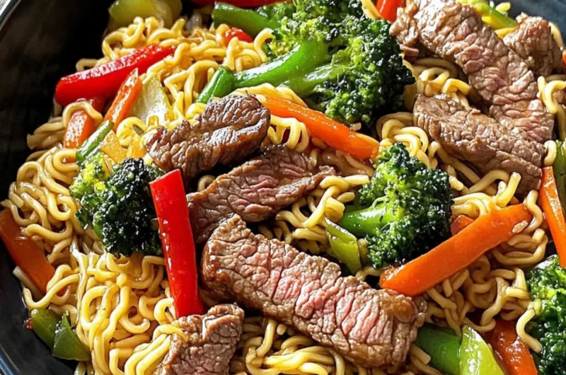 Sirloin Stir-Fry with Ramen Noodles