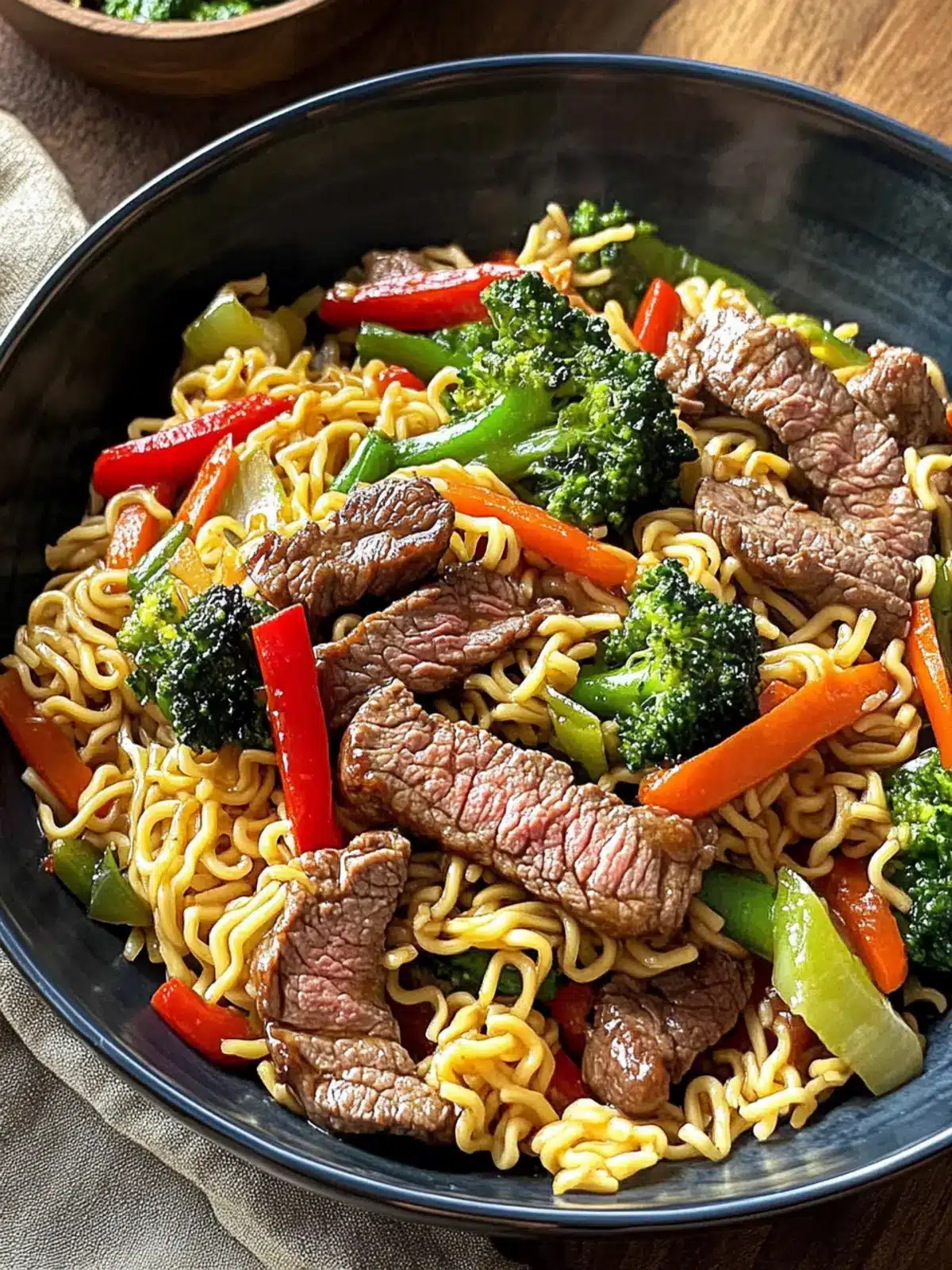 Sirloin Stir-Fry with Ramen Noodles