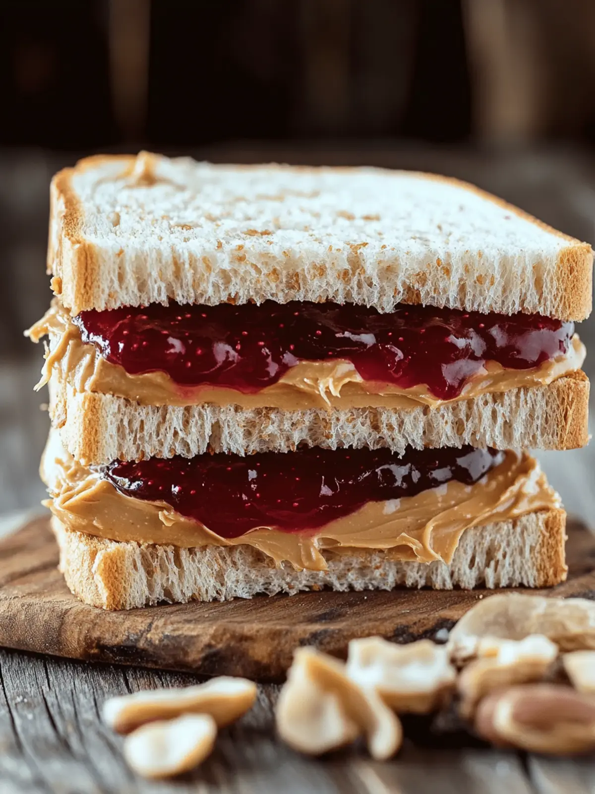 Delicious Peanut Butter and Jelly Sandwich for Sweet Nostalgia 2 Peanut Butter and Jelly Sandwich (Sweet Nutty Sandwich)