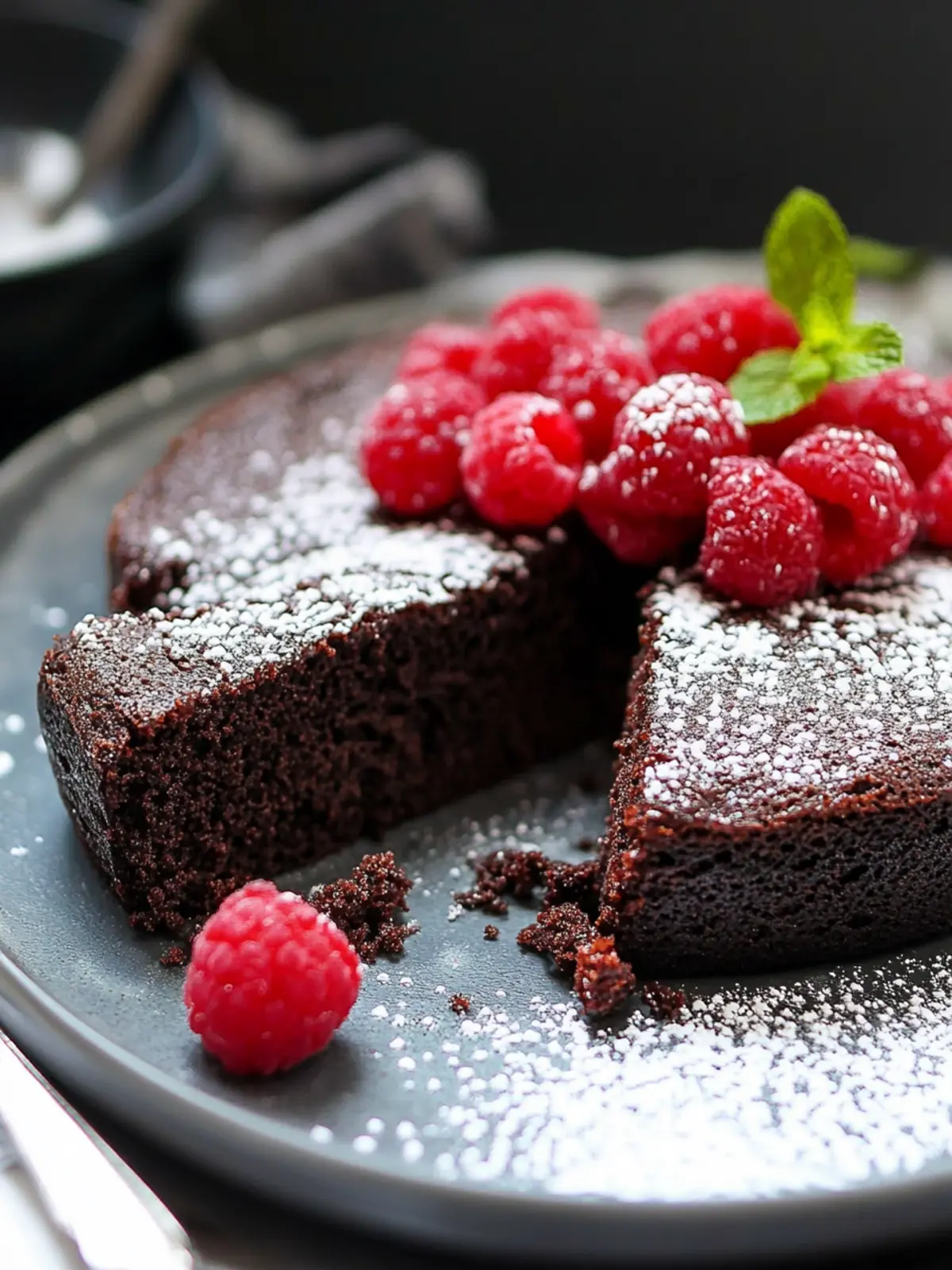 Rich & Fudgy Flourless Chocolate Cake