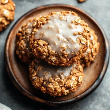 Brown Butter Pumpkin Oatmeal Cookies