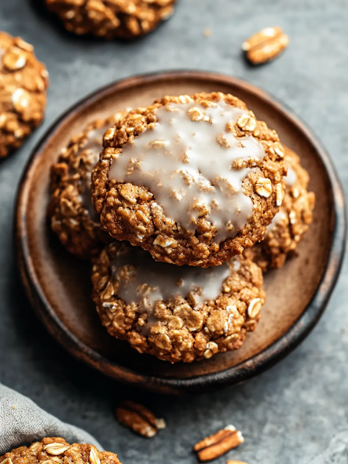 Brown Butter Pumpkin Oatmeal Cookies