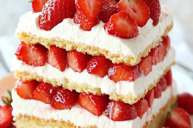 Strawberry Shortcake Cake