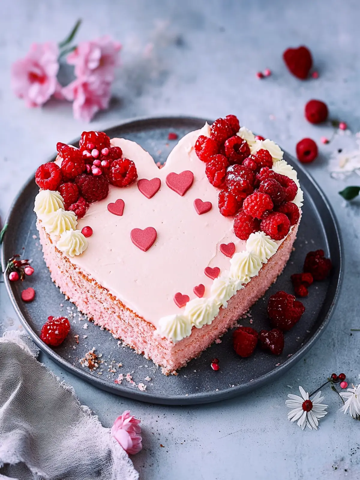 Easy Heart Shaped Cake