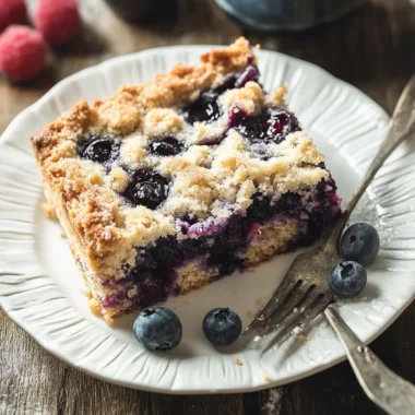 Blueberry Buckle (Crumb Topped Cake)