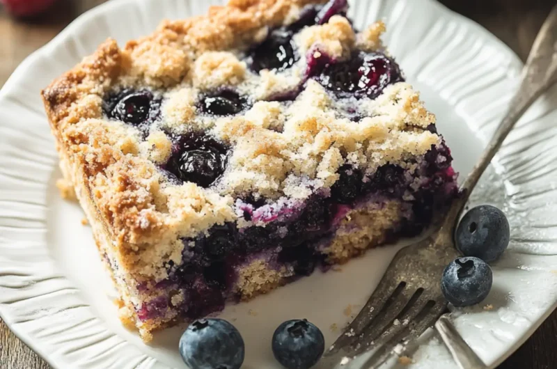 Blueberry Buckle (Crumb Topped Cake)