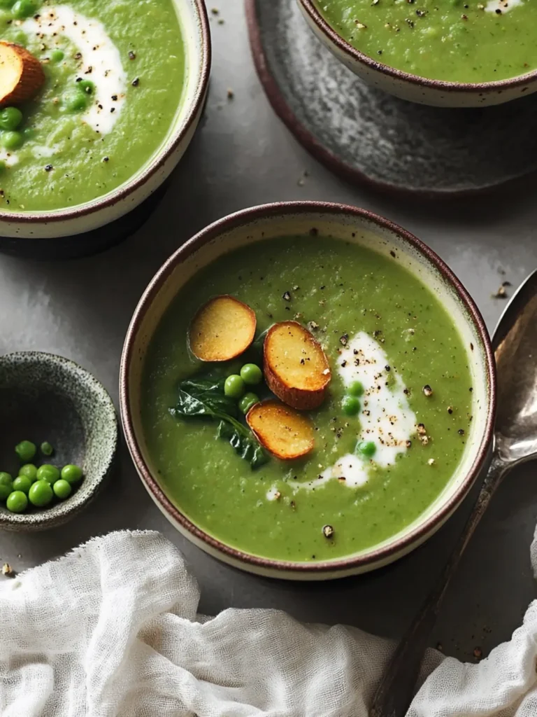 Creamy Chestnut Spinach And Green Pea Soup for Cozy Nights 2 Chestnut Spinach And Green Pea Soup