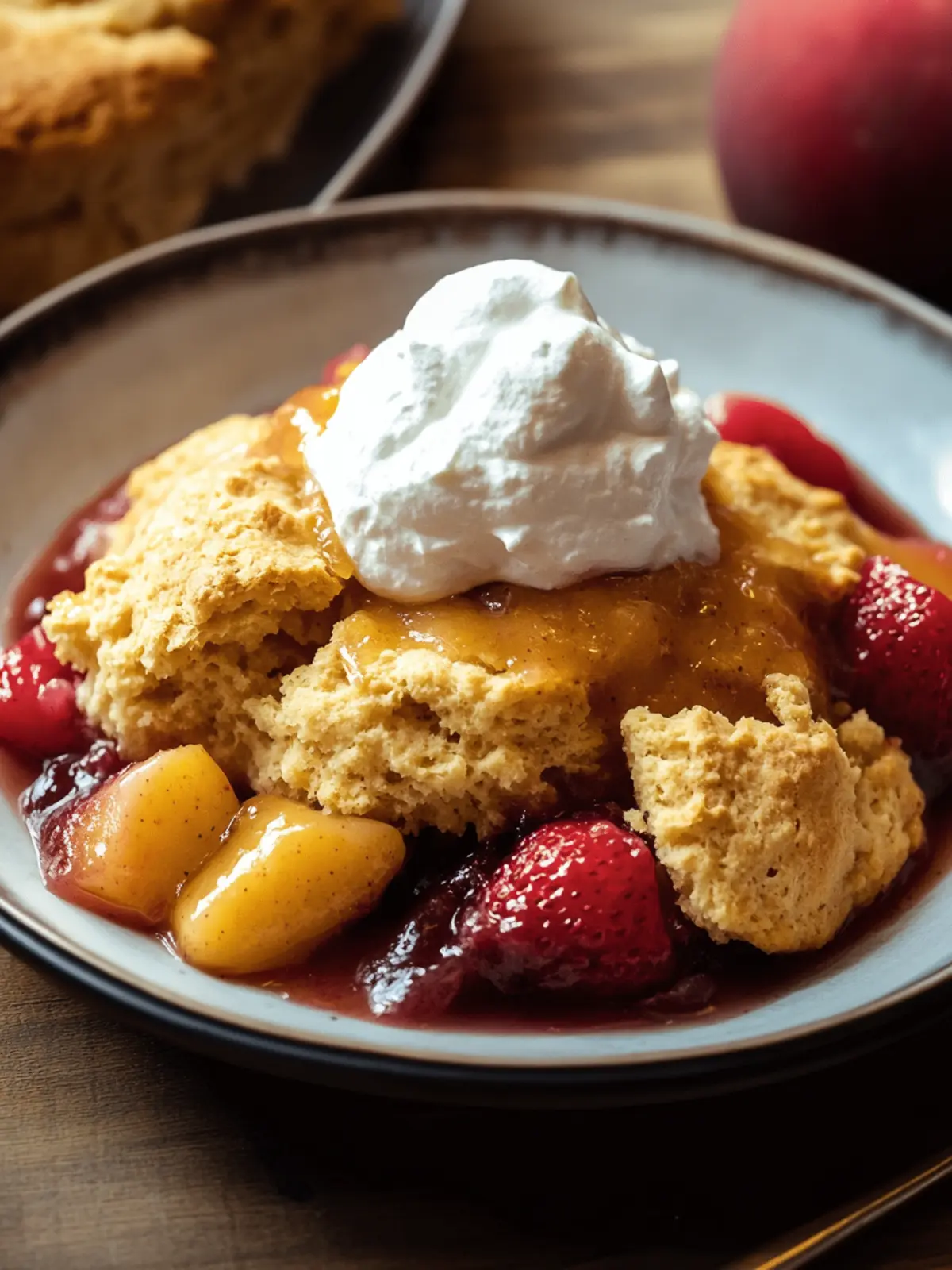 Delicious Cobbler: Baked Fruit Dessert with Biscuit Topping 4 Cobbler (Baked Fruit Dessert with Biscuit Topping)