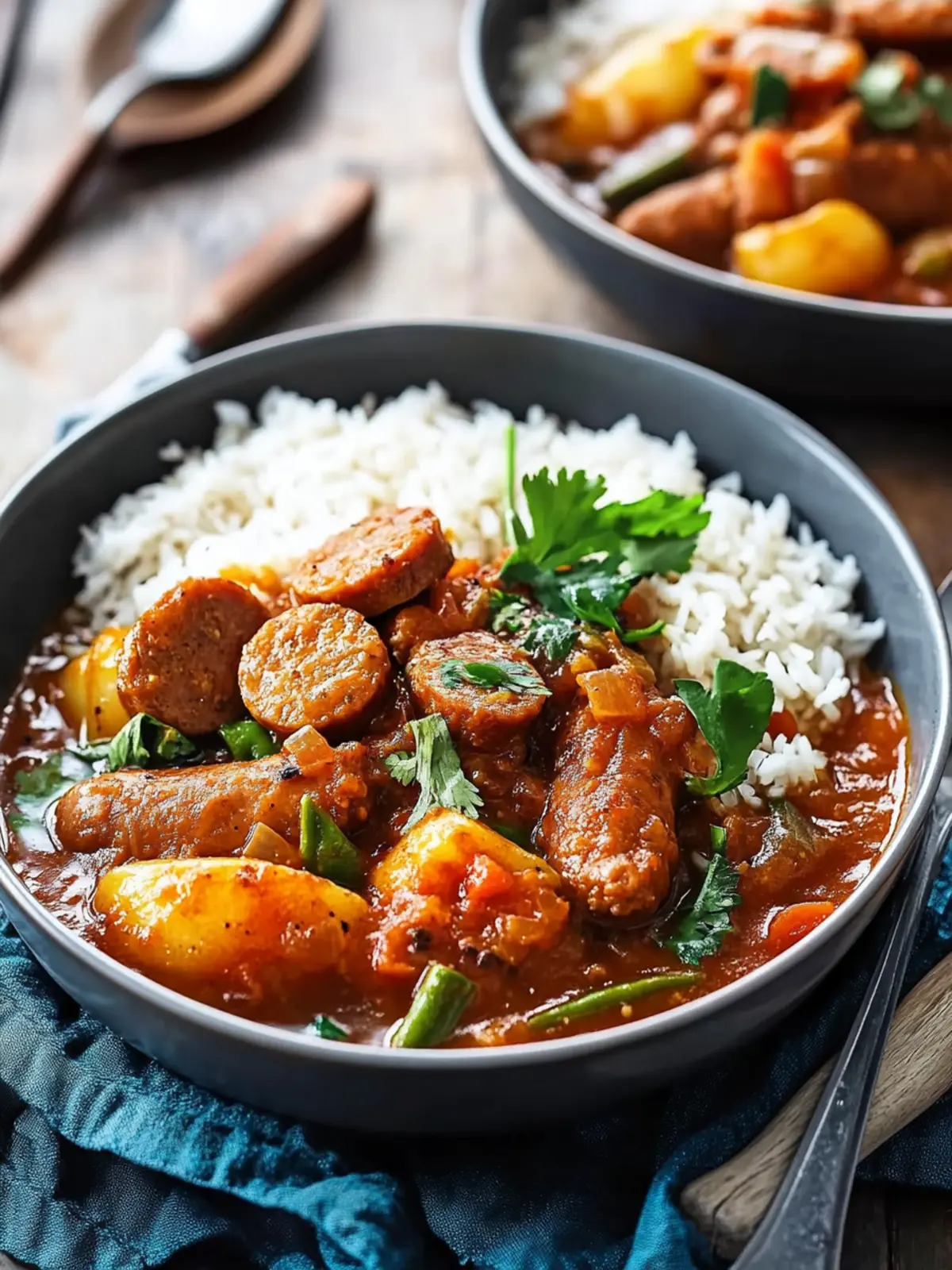 Sweet And Savoury Sausage Curry