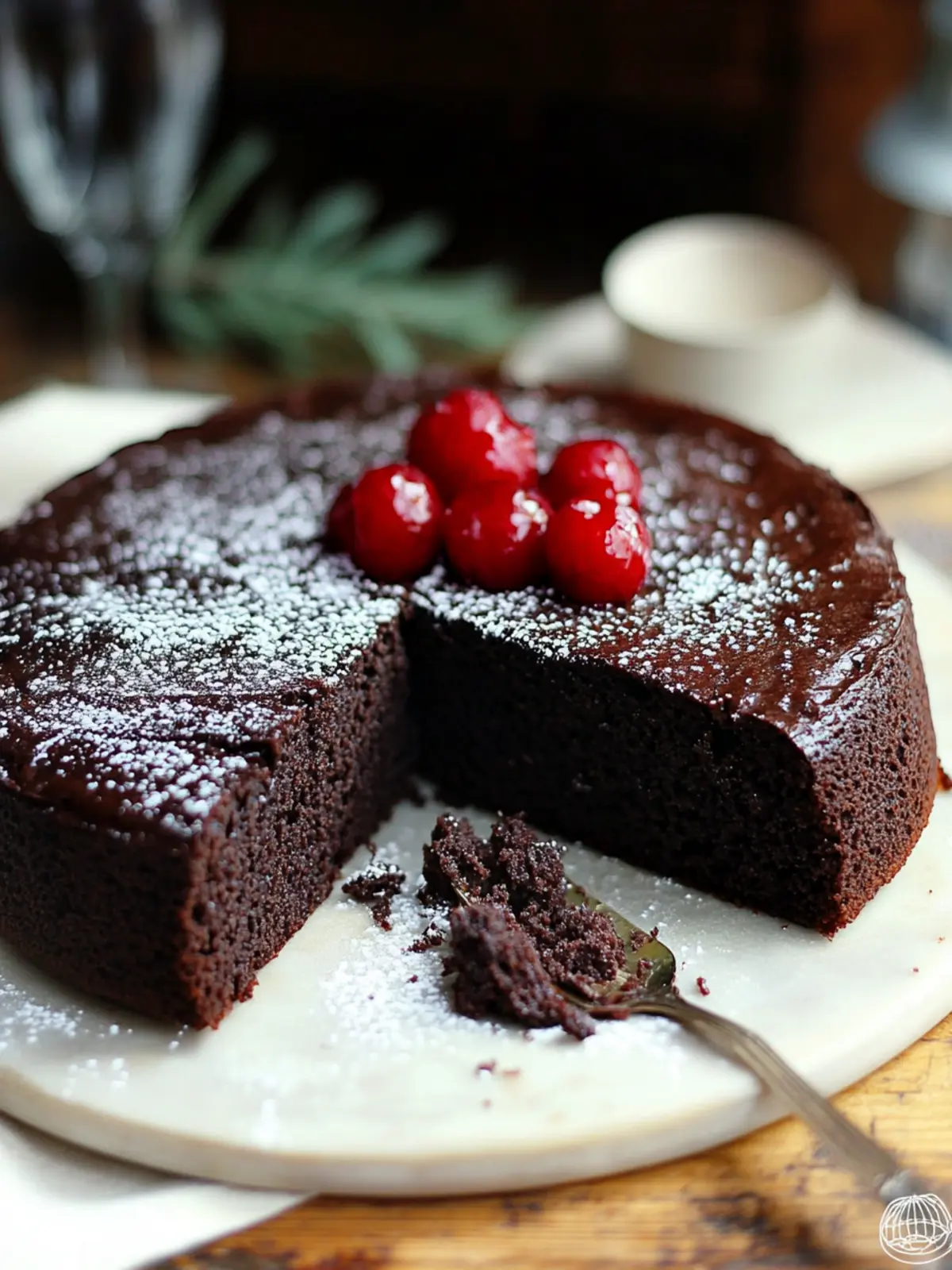 Rich & Fudgy Flourless Chocolate Cake