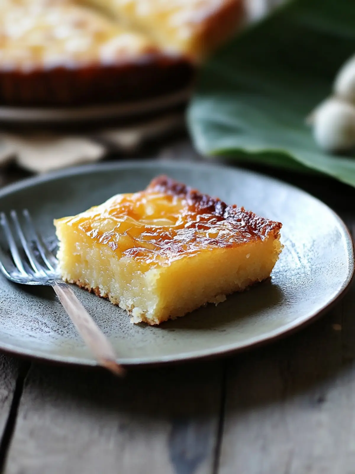 Cassava Cake Recipe (Filipino Cassava Bibingka)