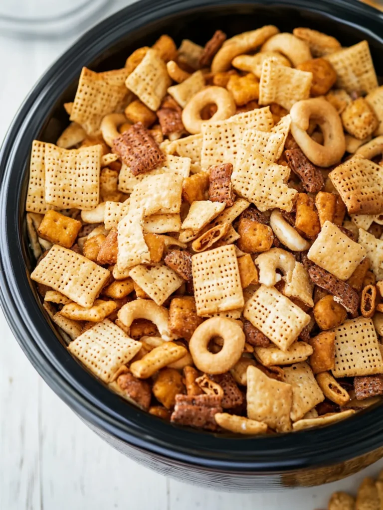 Irresistible Slow-Cooker Chex Mix for Ultimate Snack Bliss 3 Slow-Cooker Chex Mix