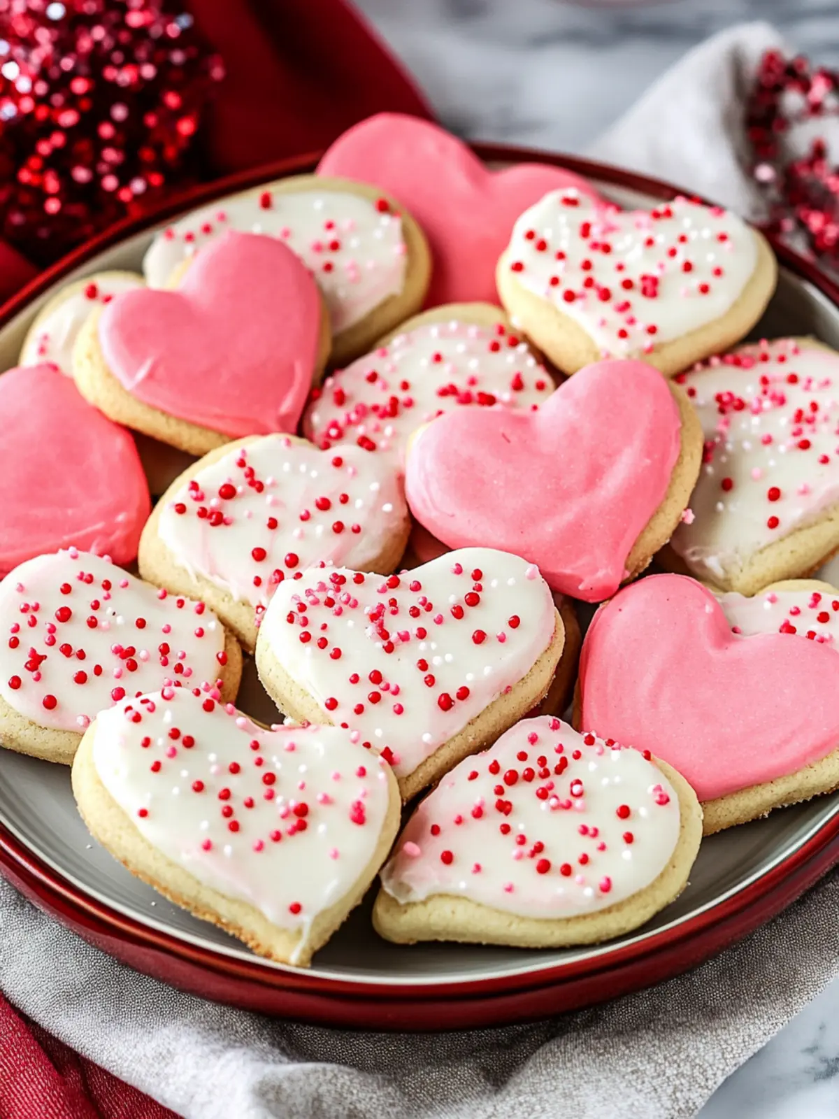 Heavenly Valentine's Frosted Sugar Cookies You’ll Adore 2 Valentine’s Frosted Sugar Cookies