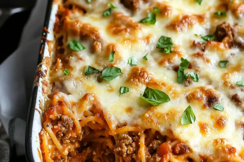 Southern Baked Spaghetti Casserole