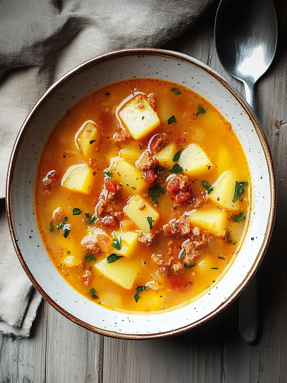 Spanish Potato Soup with Chorizo: Cozy Comfort in Every Bowl