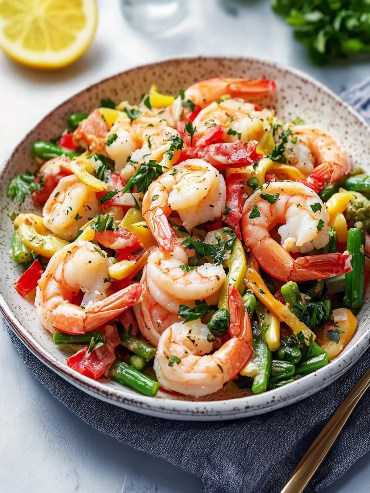 Savory Shrimp Primavera: A Fresh Twist on Comfort Food 4 Shrimp Primavera