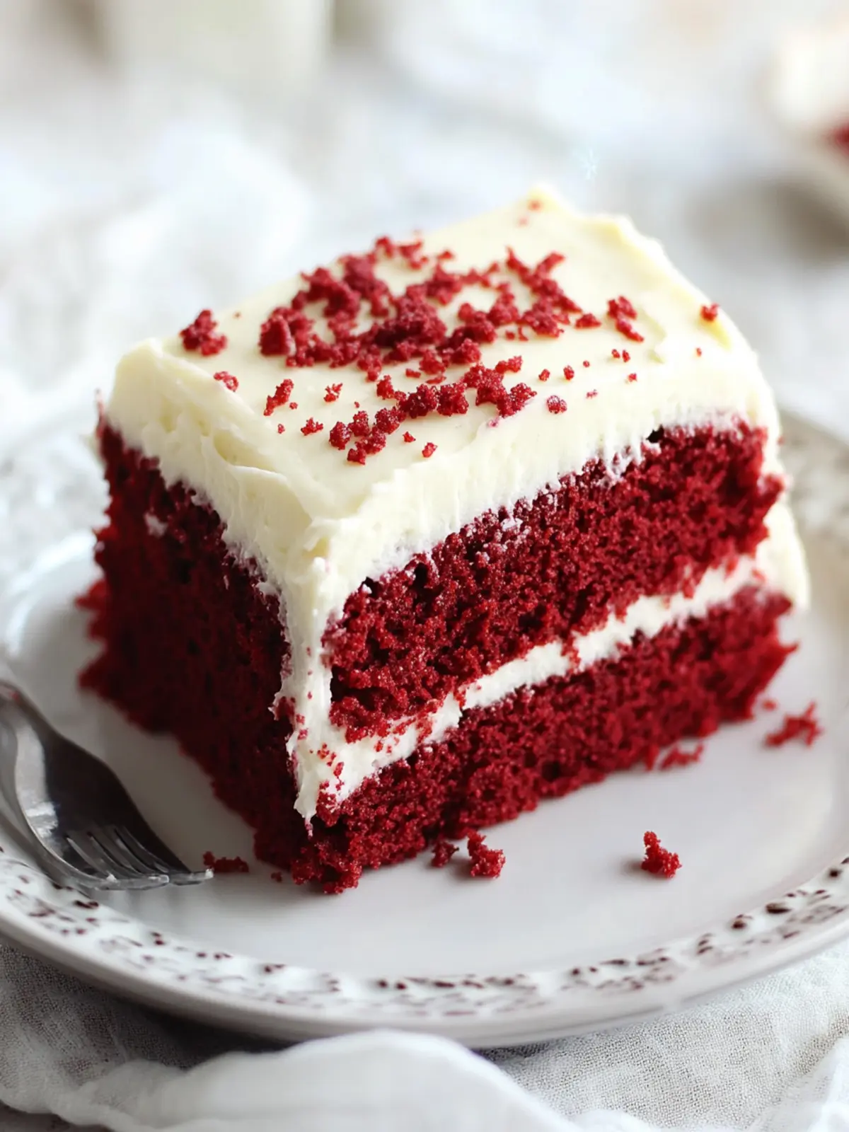 Red Velvet Sheet Cake with Cream Cheese Frosting