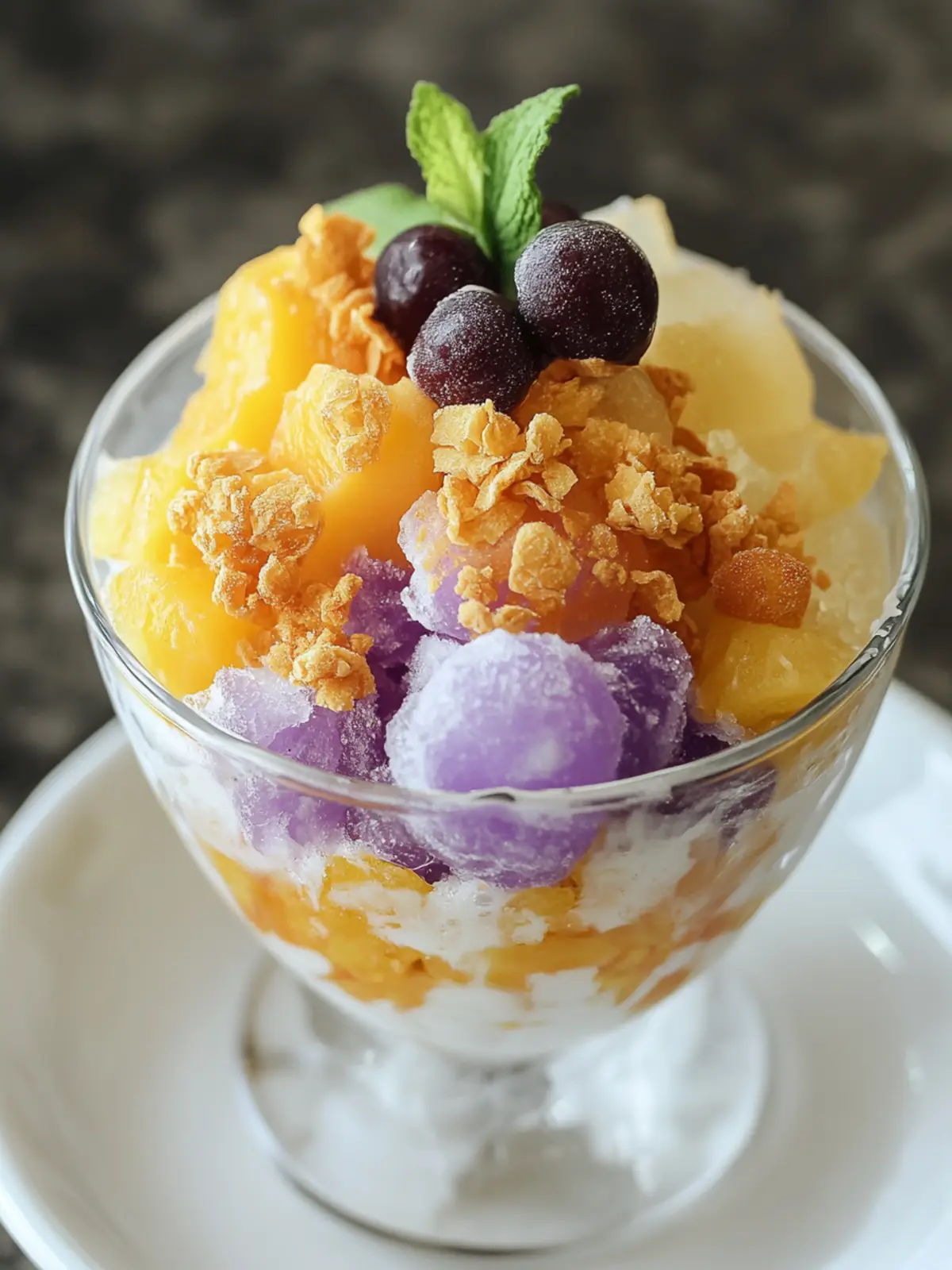 Filipino Halo-Halo: Your Ultimate Mixed Shaved Ice Delight! 2 Filipino Halo-Halo (Mixed Shaved Ice Dessert)