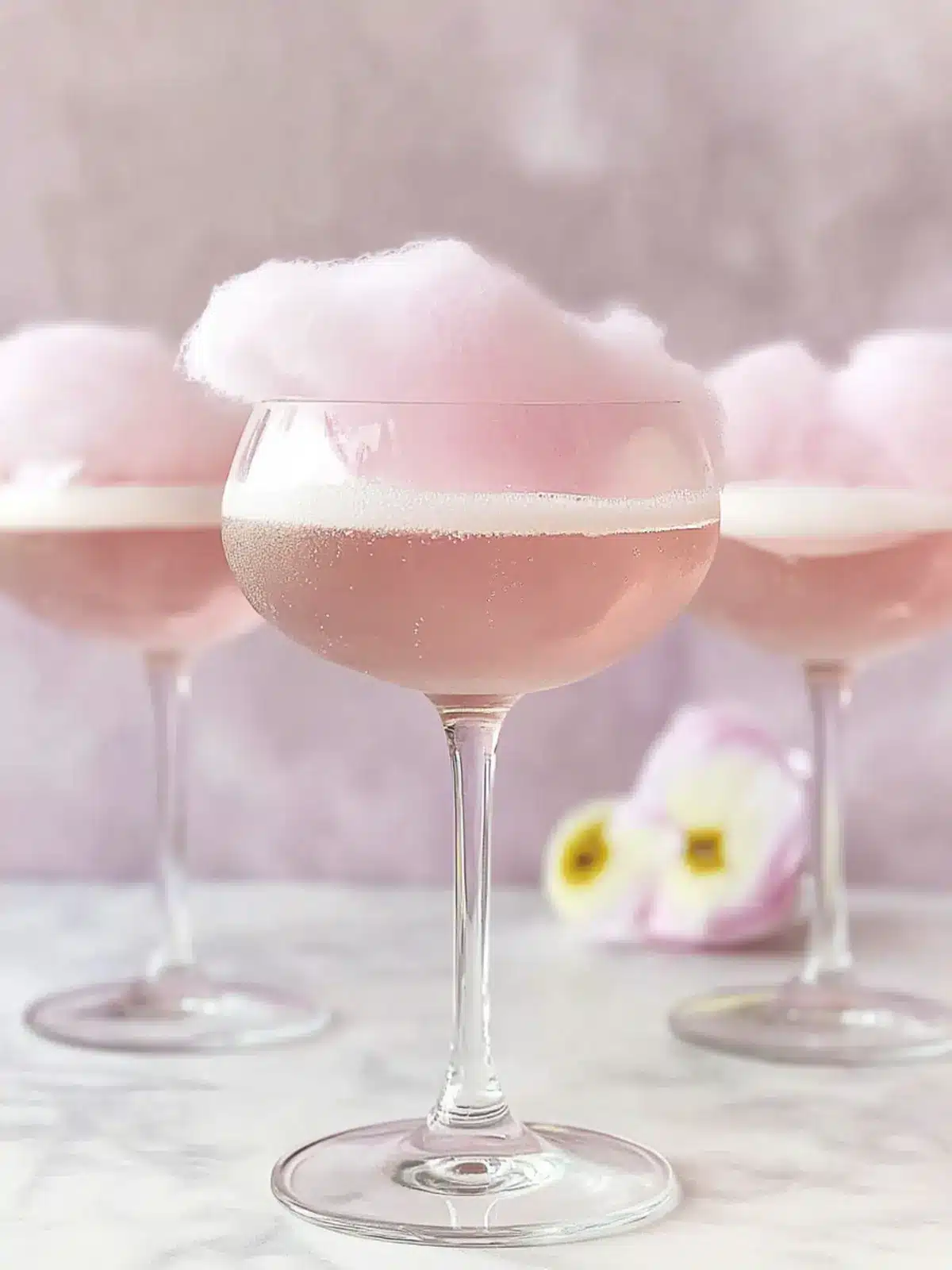 The Candy Floss Fizz: A Sparkling Gin and Prosecco Delight 2 The Candy Floss Fizz, Prosecco and Gin Cocktail
