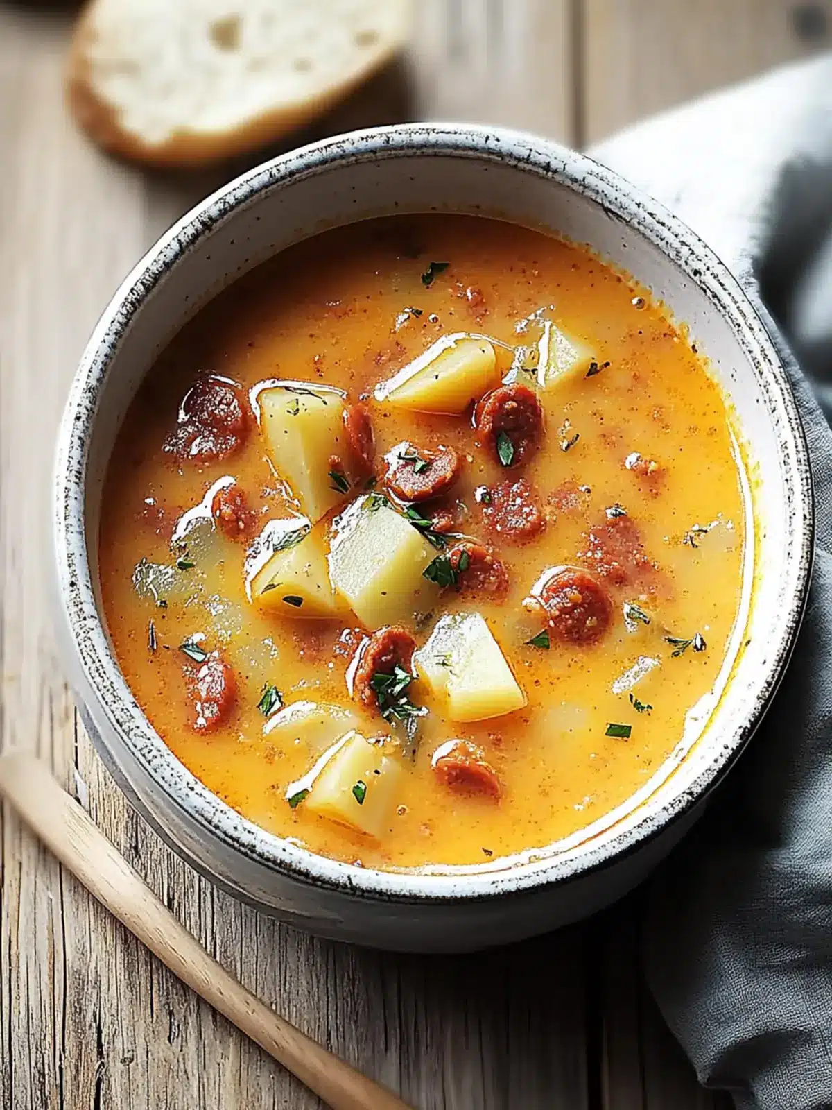 Spanish Potato Soup with Chorizo: Cozy Comfort in Every Bowl