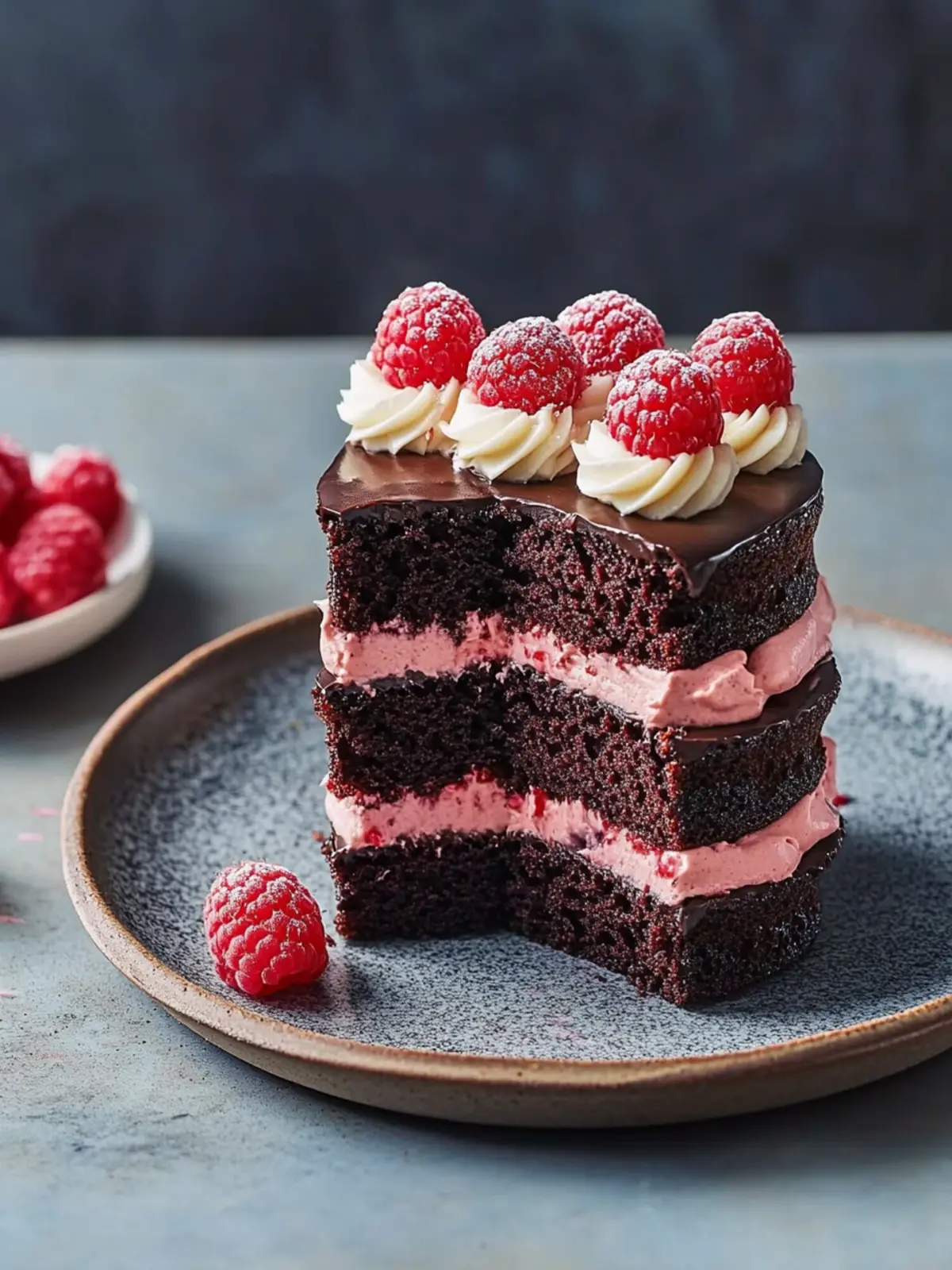 Irresistible Mini Chocolate Raspberry Cake for Sweet Moments 4 Mini Chocolate Raspberry Cake
