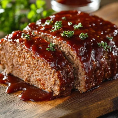 Smoked Meatloaf with Sweet BBQ Glaze