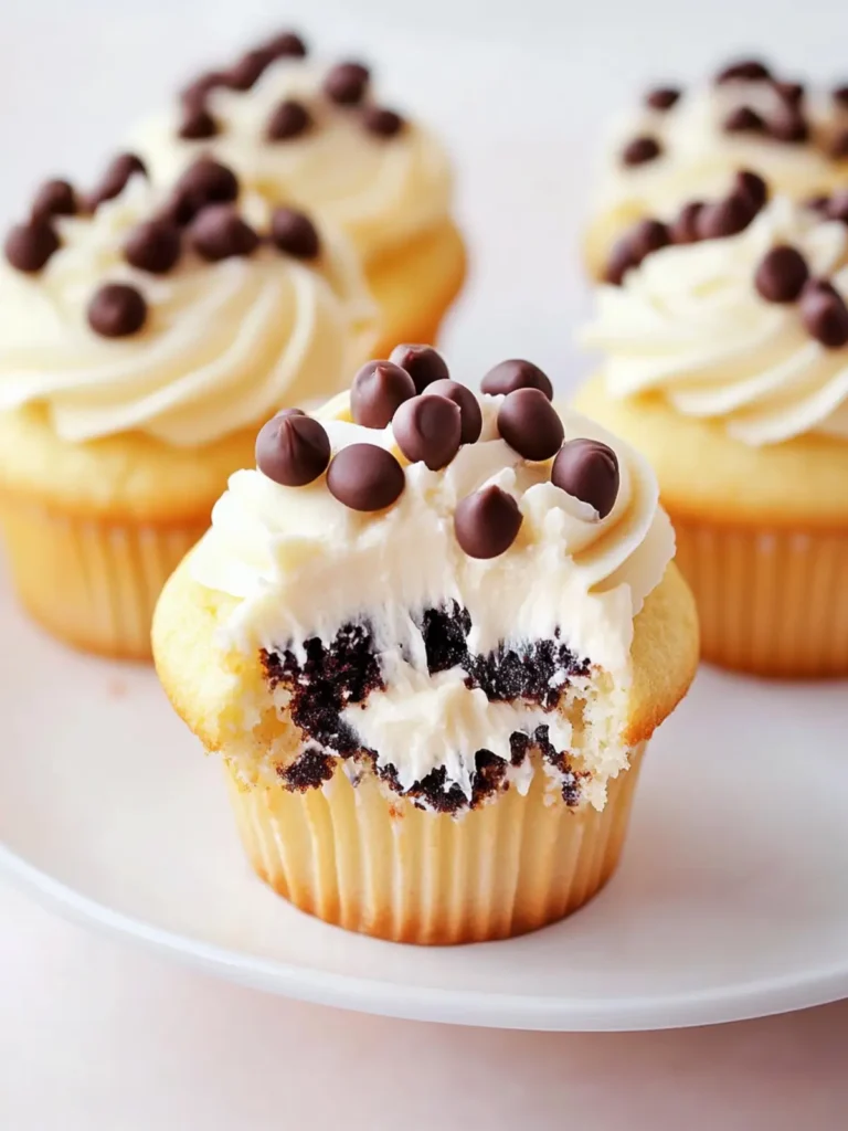 Irresistible Cannoli Cupcakes with Creamy Filling Delight 2 Cannoli Cupcakes